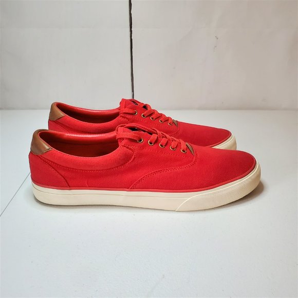 *SOLD* Polo Ralph Lauren Thorton II Canvas Sneakers 13 - Picture 4 of 12